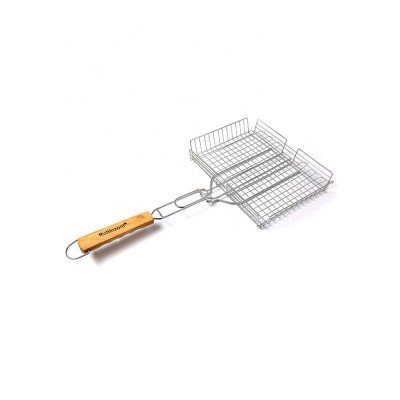 portable large meat wire bbq grill basket