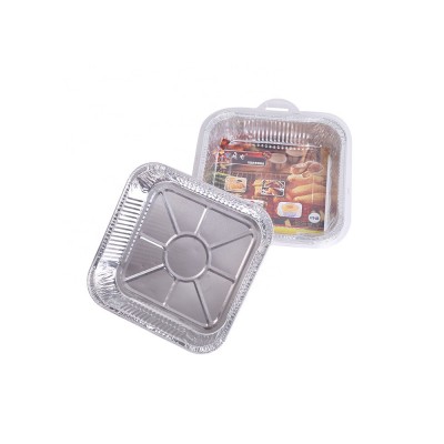 disposable medium sealing aluminium foil bbq grill tray