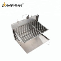 Balcony hanging bbq charcoal grill