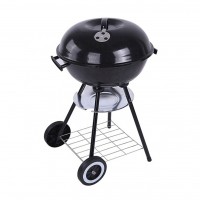 round stainless steel outdoor charcoal bbq grill